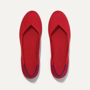 Rothy's The Flat - Bright Red Size 9